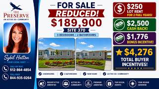 Florida Retirement New Home Tour | LOT RENT 250 a month!!| 3 Bed 2 Bath | The Preserve Lake Suzy Florida Retirement New Home Tour | LOT RENT 250 a month!!| 3 Bed 2 Bath | The Preserve Lake Suzy