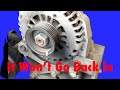 Chevrolet Alternator Replacement Tip