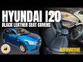 Hyundai i20 Black Leather Seat Cover Installation | Premium Interior Modification by Orchis Mumbai