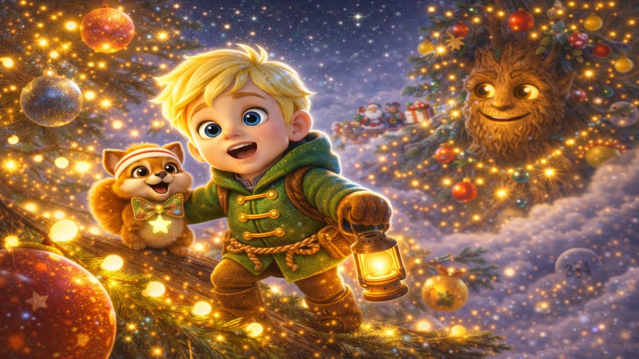 The Mountain of the Giant Christmas Tree – Liam & Puffy Light It Again 🎄🌟✨