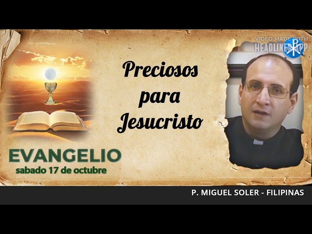 Evangelio de hoy, 17 de octubre de 2026 | Preciosos para Jesucristo