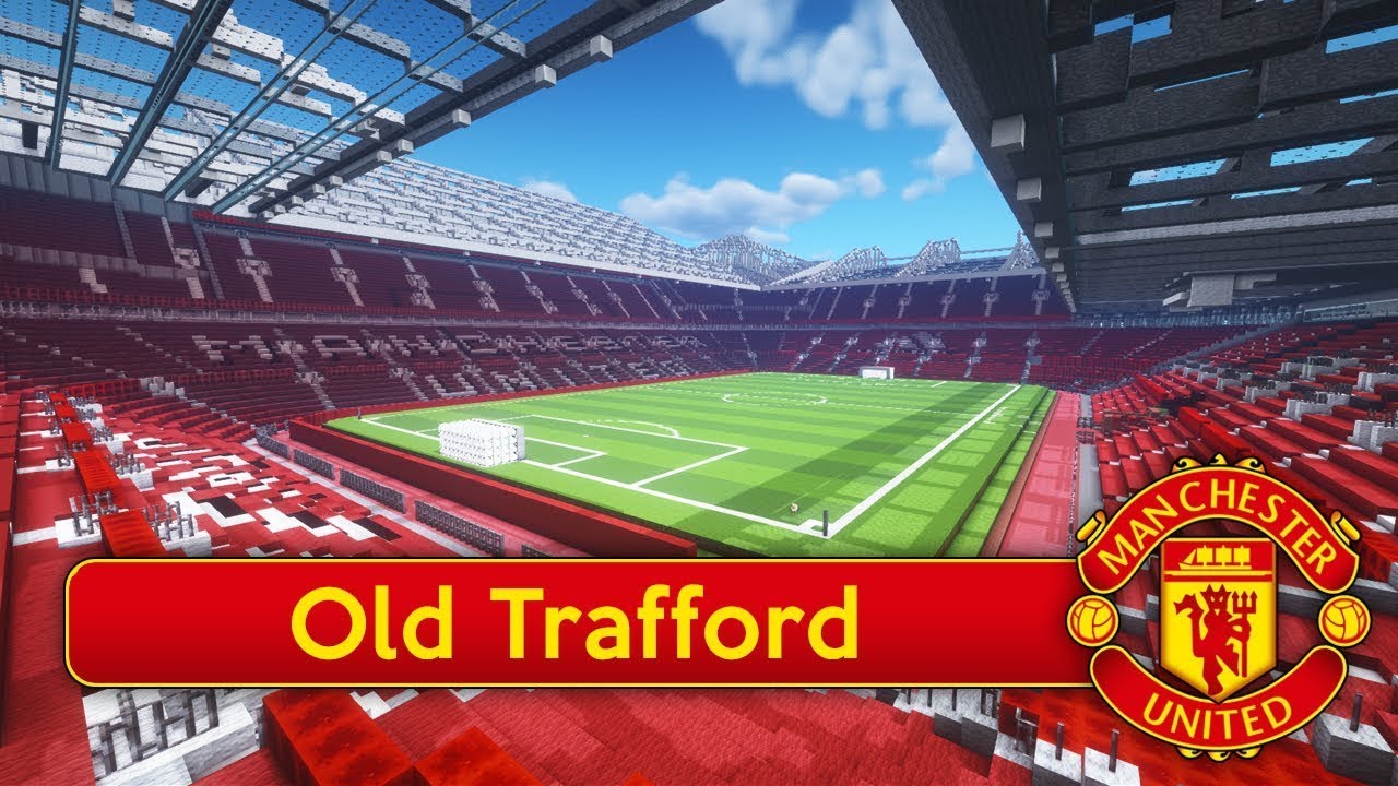 🔴 BUILDING OLD TRAFFORD IN MINECRAFT