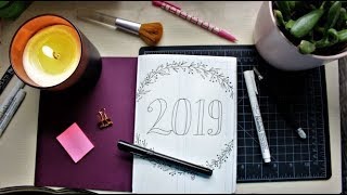2019 BULLET JOURNAL SET UP
