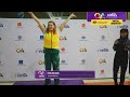 Madeleine McTernan sets a new Virtus Oceania Record in the Women's 50m Freestyle
