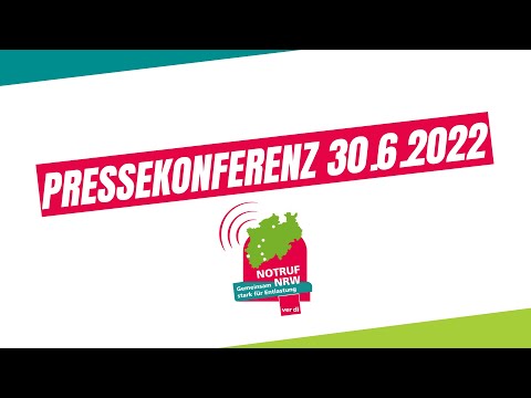 Pressekonferenz Notruf NRW 30.6.2022