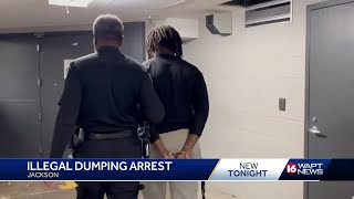Jackson police cracking down on illegal dumping, man arrested