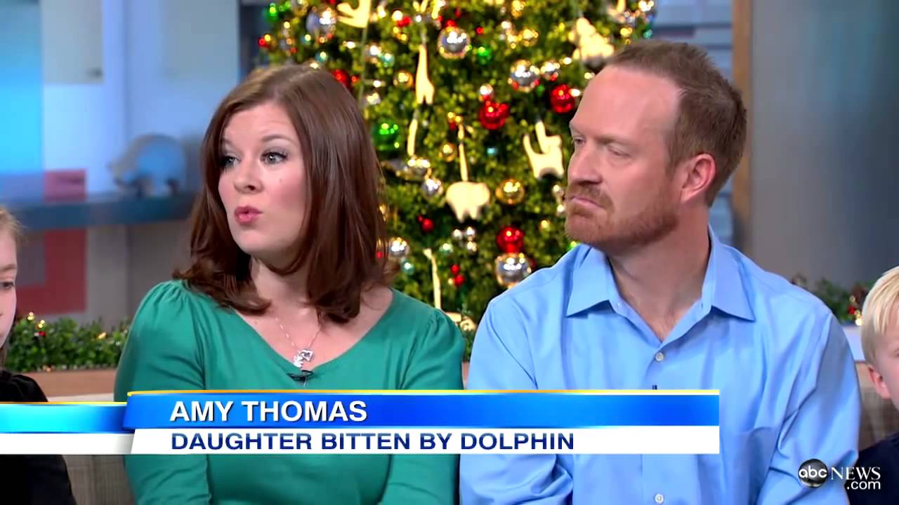Dolphin Bites Girl At SeaWorld Caught On Tape Jillian Thomas 