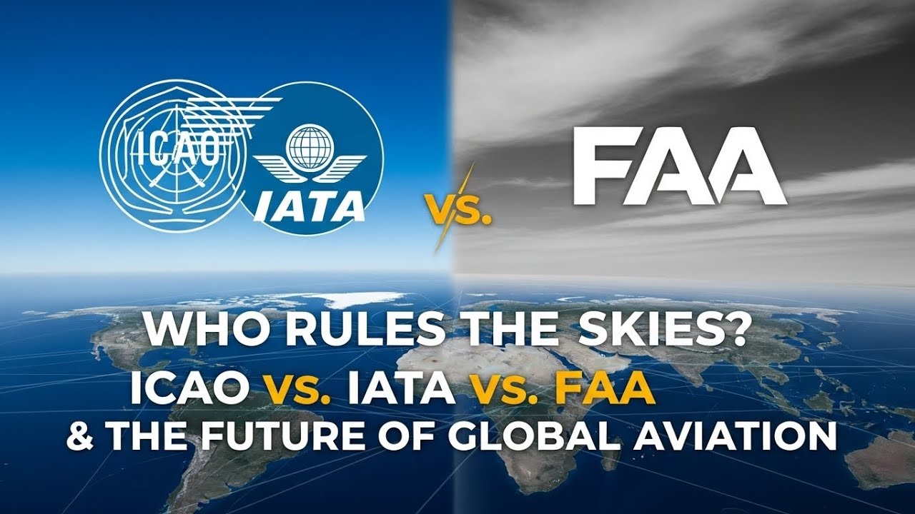 Who Rules the Skies ICAO vs  IATA vs  FAA & The Future of Global Aviation