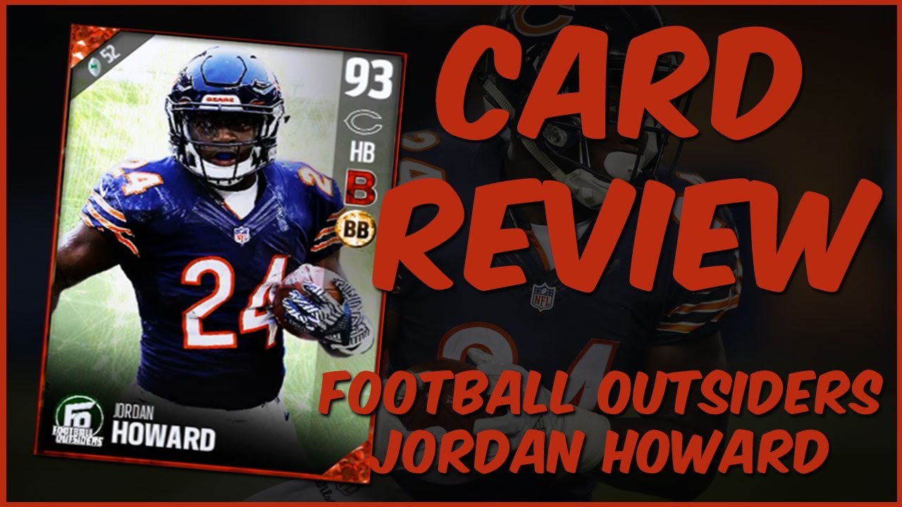 MUT 17 Card Review | Football Outsiders Jordan Howard Gameplay + Card Review