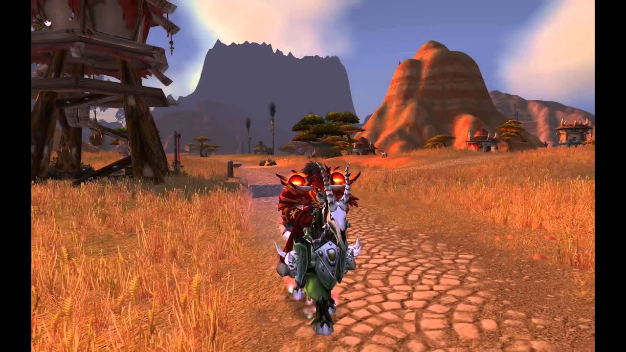 World of Warcraft WoD Green Skeletal Warhorse mount (WoW patch 6.0.3) YouTube