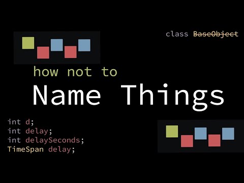 Crafting Clarity: The Art and Science of Naming in Code