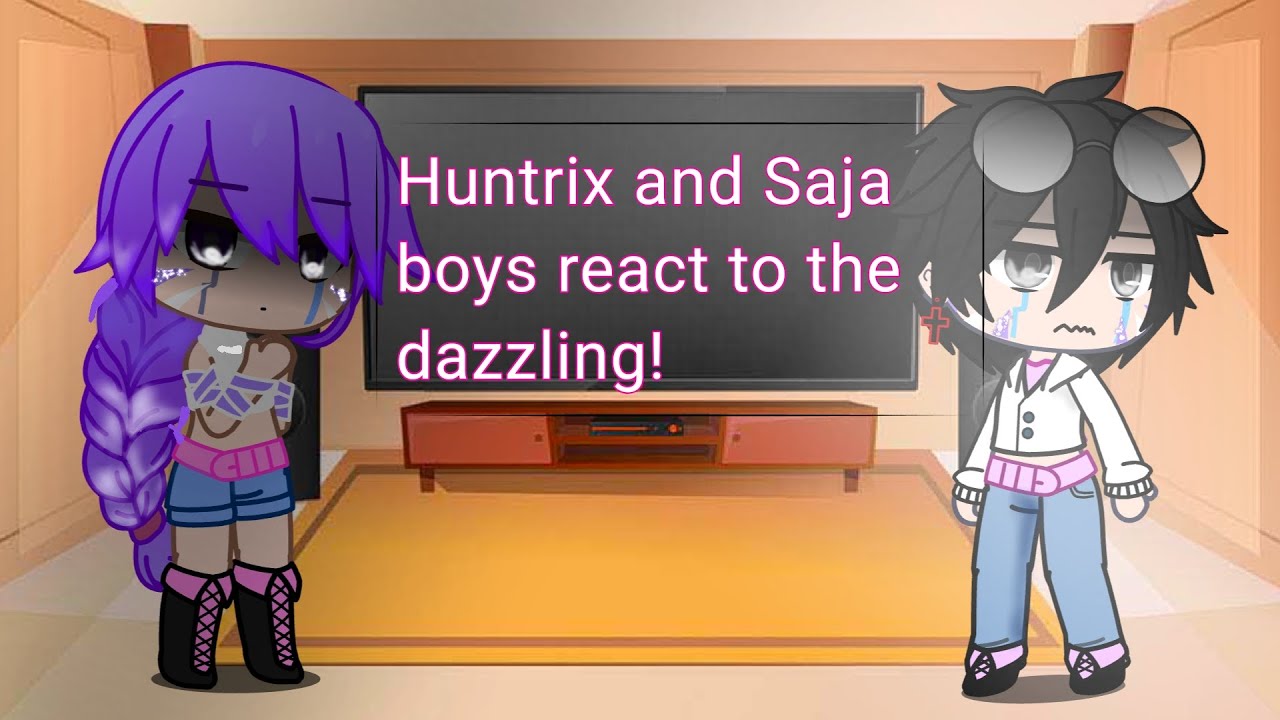 Huntrix and Saja boys react to the dazzling! Reaction video |•ItzEzra•| read the description! Repost