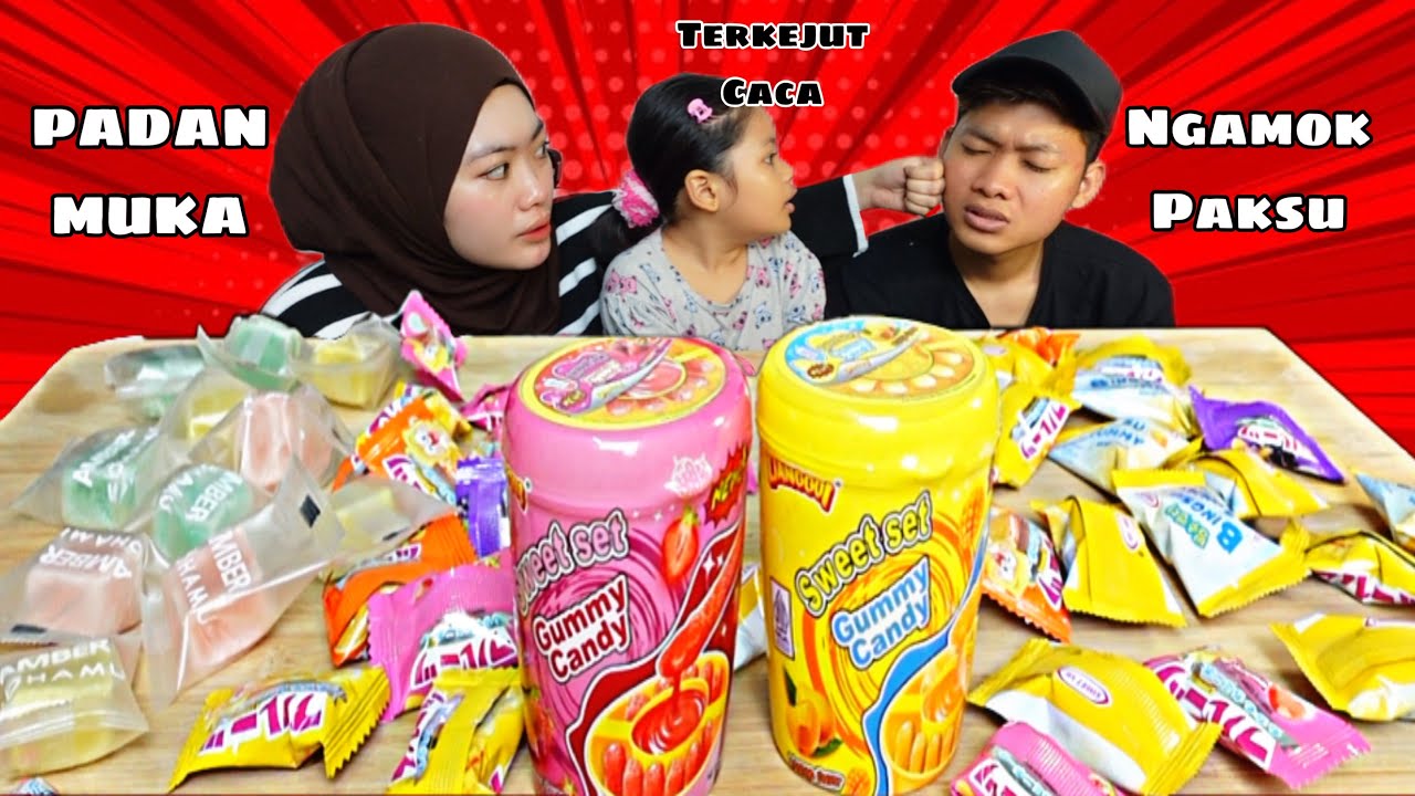 PRANK❗️GADUH REBUT GUMMY VIRAL DENGAN PAKSU ,TENGOK REACTION CACA 😅‼️