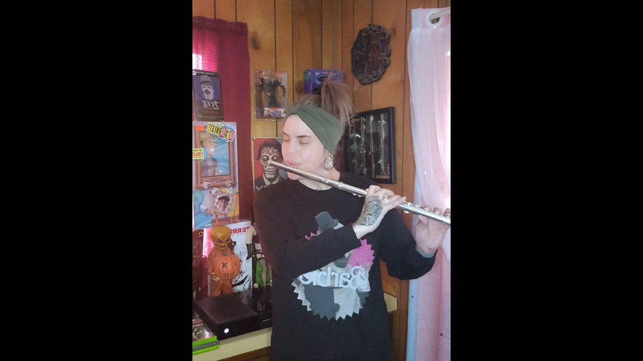 Fairies Wear Boots guitar solo on flute