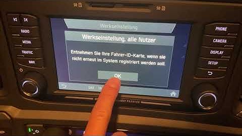 Configuration du chauffeur de la radio Scania