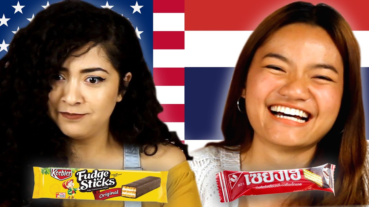 try guys zach Americans & Thai People Swap Snacks