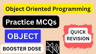 OBJECT | OOPS PRACTICE MCQ | BPSC TRE COMPUTER SCIENCE
