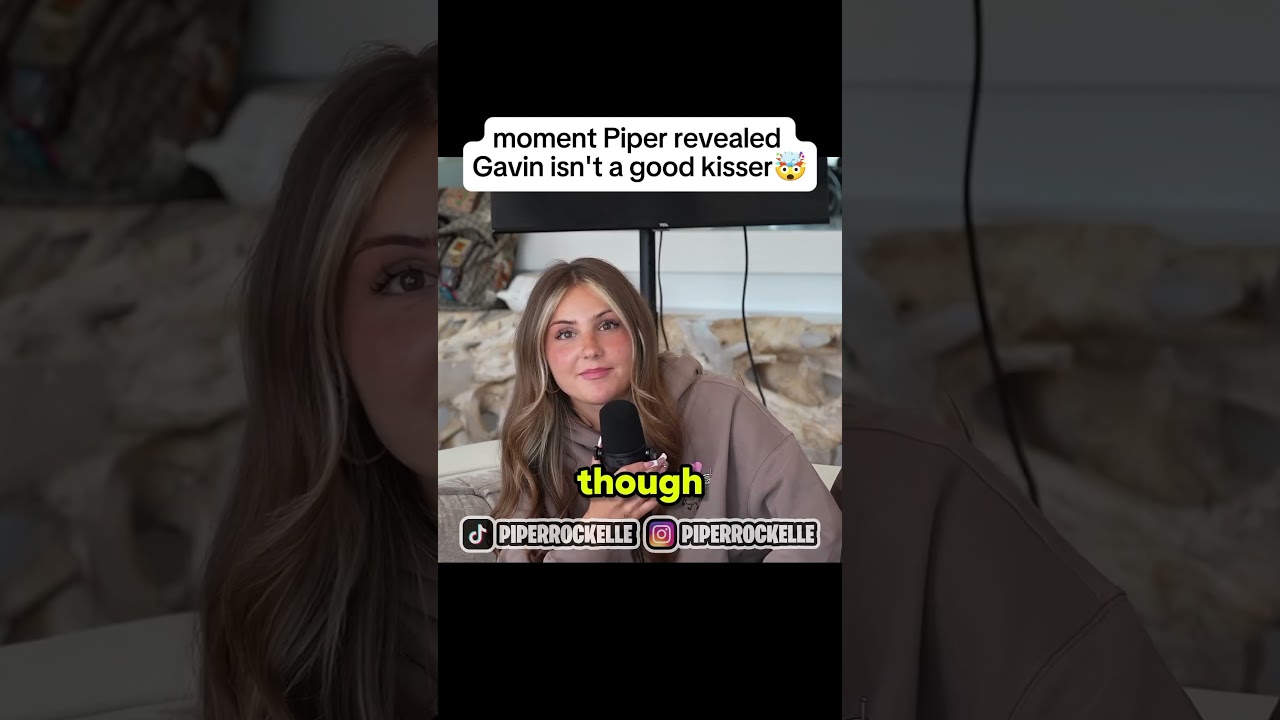 Piper talks about KISSING Gavin💫🥀 #piperrockelle #gavinmagnus #trending #podcast #viralvideo #clips