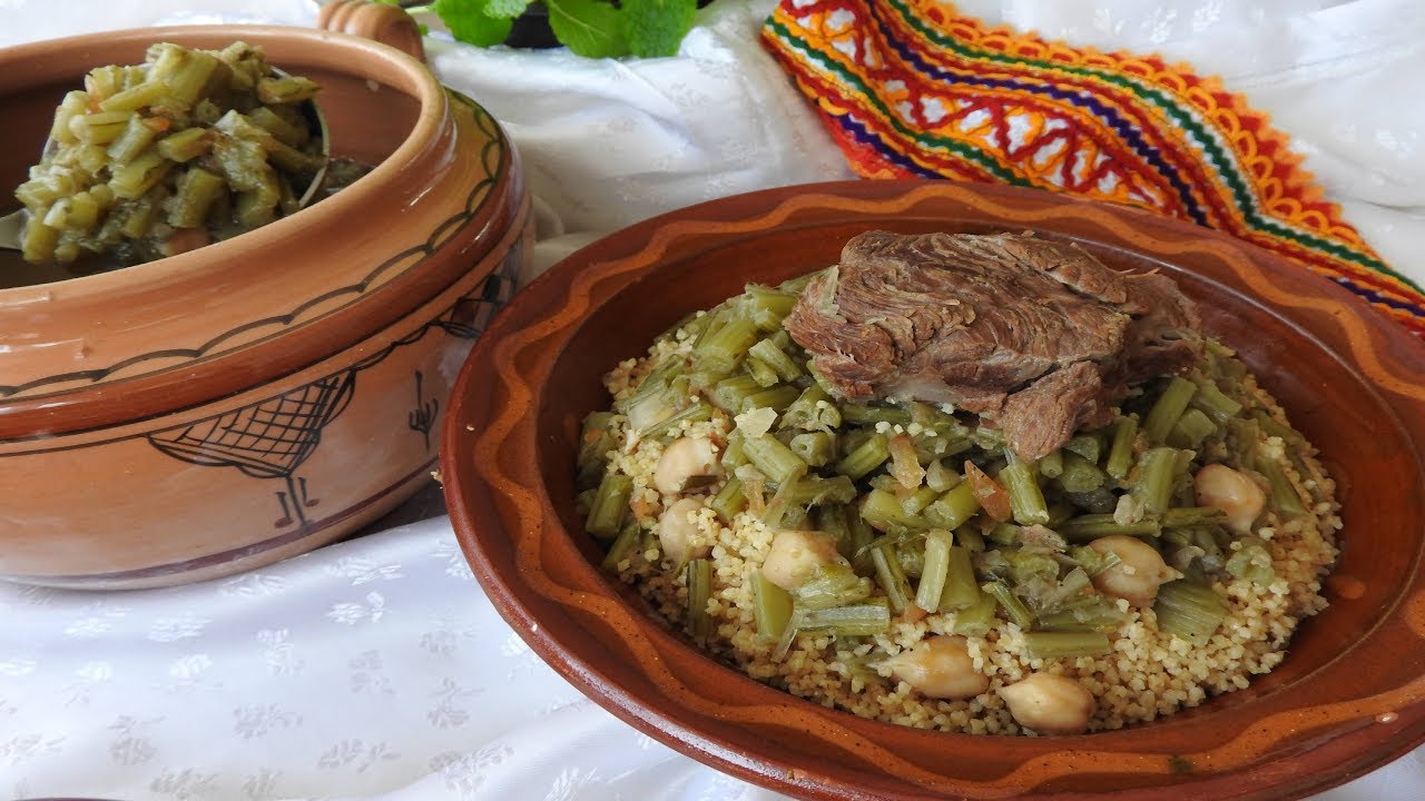 كسكس بالقرنينة  ( سكسو سثغديوث )   وصفة جزائرية