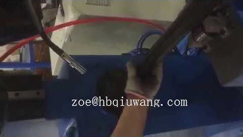 Automatic cuplock scaffold scaffolding ledger welding machine with two Japan OTC welding guns