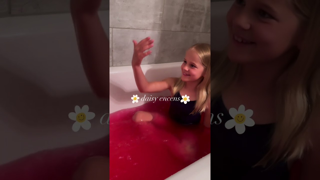 Kids love having bath time with @daisyencens surprise bath bombs.
