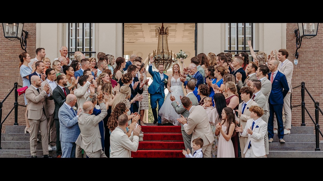 Een zonovergoten trouwdag bij Slot Zeist