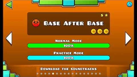 Geometry Dash Level 05 - Base After Base Song REMASTERED