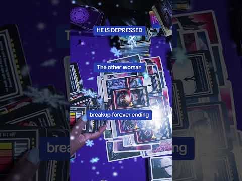 THIS KARMIC CYCLE WAS A FATED MEETING HE IS DEPRESSED THE OTHER WOMAN BREAKUP FOREVER ENDING 