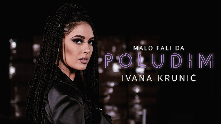 IVANA KRUNIC - MALO FALI DA POLUDIM - (OFFICIAL COVER)