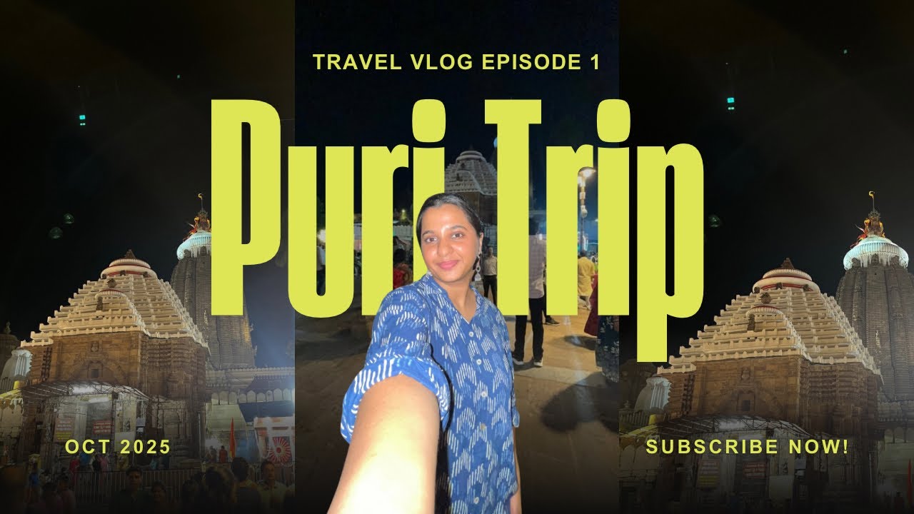 Kolkata to Puri by Vande Bharat 🚆 | Puri Beach & Jagannath Temple | Travel Vlog