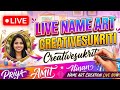 Creative Sukriti🌸 is #live #nameart #calligraphy #namewriting #livesession #viral #joinnow