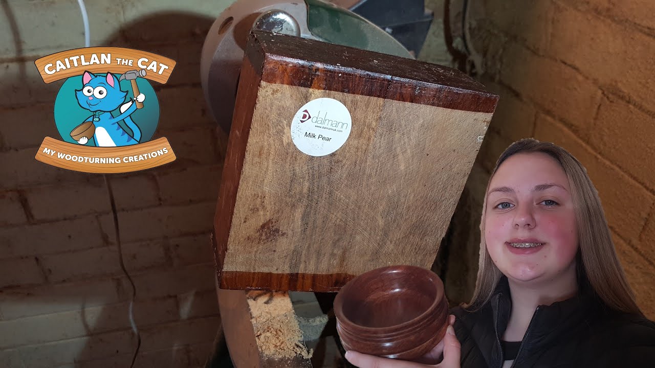 Wood Turning | Milk Pear Bowl