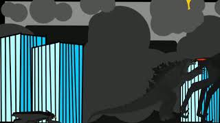 Mini Battlegodzilla Vs Mutosdc2 Animationdrawing Cartoons