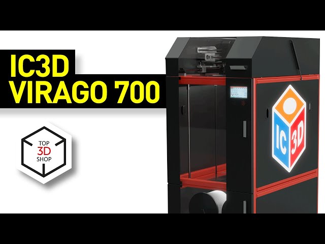 IC3D Virago 700 Overview: Professional IDEX FFF 3D Printer - YouTube