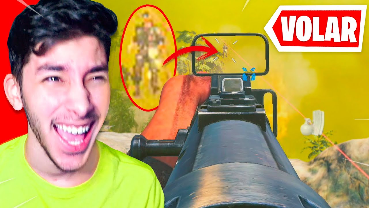 WARZONE pero PUEDES VOLAR... *NUEVO MODO TROLL* - Kesto - YouTube