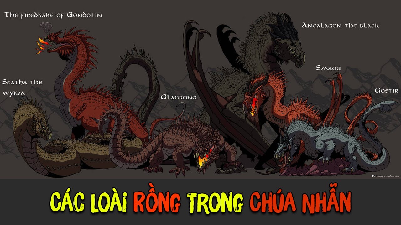 Các Loài Rồng Ở Trung Địa - YouTube
