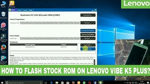 How To Flash Stock ROM On Lenovo Vibe K5 Plus? || Hindi ||