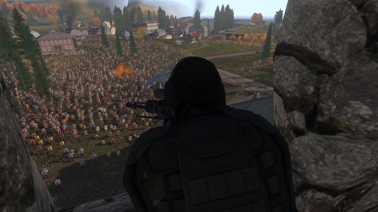 ArmA 3 - Zombies & Demons: Zombie Hunter-Sniper VS Zombies I