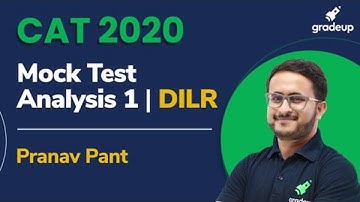 Mock Test Analysis 1 | CAT 2020 | DILR Revision Class | Pranav Pant | Gradeup