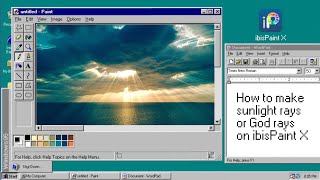 How to make sunlight rays or God rays on ibisPaint X✨| Aesthetic Vlog screenshot 5