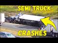 SEMI TRUCKS CRASHES, ROAD RAGE, CLOSE CALLS, ACCIDENTS INVOLVING SEMI TRUCKS