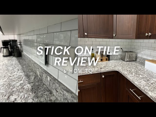 Sticky Back Tile Backsplash