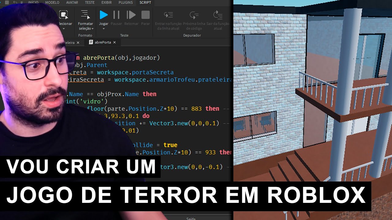 como criar um jogo de terror no roblox studio (Part 1) 