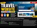Create a Professional Travel Website Using HTML, CSS &amp; JS |PART-1| Step-by-Step