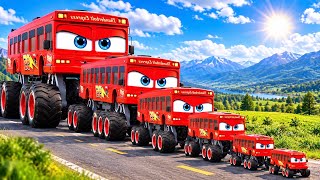 Extreme Off-Road Chase: Lightning McQueen vs Monster Truck | BeamNG Drive screenshot 1