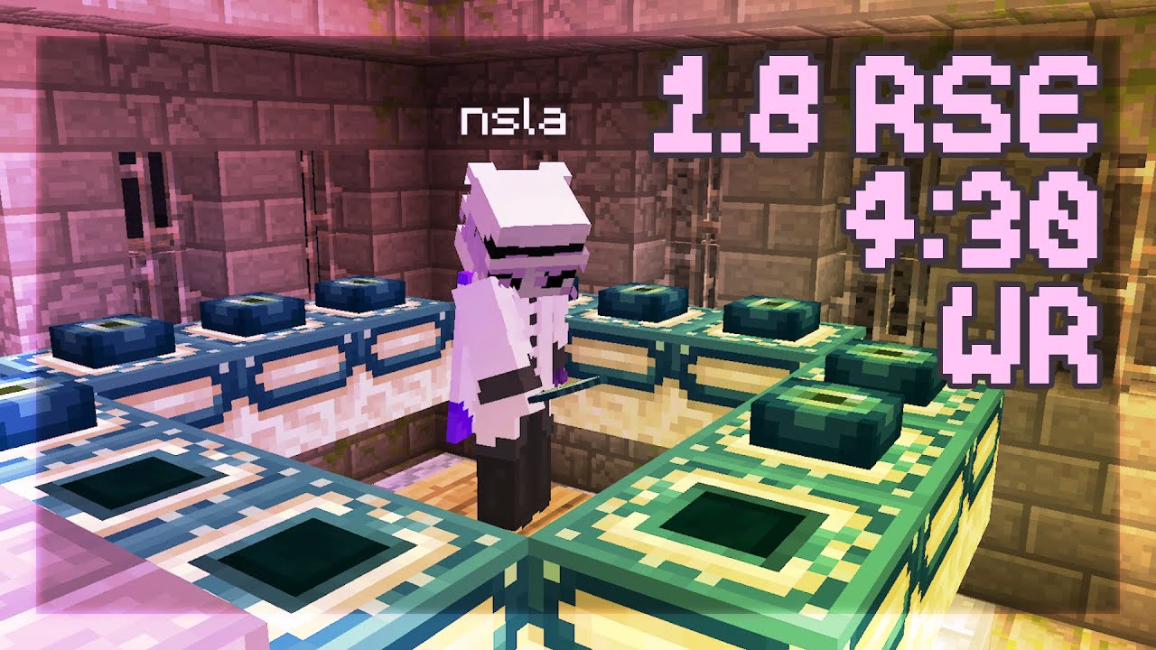 Minecraft Pre 1.9 Random Seed (External) First Sub 5 WR - YouTube