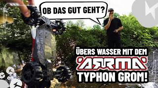 WILL THIS END WELL? Skipping across the water with the Arrma Typhon Grom!