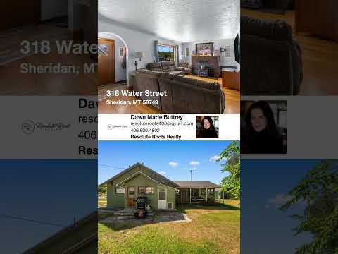 318 Water Street, Sheridan, MT home video tour