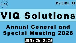 VIQ Solutions AGM 2026 | AI-Powered Digital Transcription Suite Restructuring Path Fully Approved