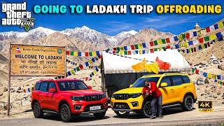 GTA 5: GOING TO LEH LADAKH IN SNOWFALL WITH MAHINDRA SCORPIO, JIMMY, AND KALUWA OMG! screenshot 4
